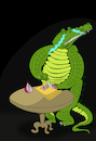 Cartoon: Crocodile Tears... (small) by berk-olgun tagged crocodile,tears