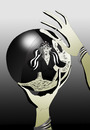 Cartoon: Crystal Fortune Teller... (small) by berk-olgun tagged crystal,fortune,teller