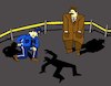 Cartoon: C.S.I Shadow... (small) by berk-olgun tagged shadow