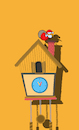 Cartoon: Cuckoo Clock... (small) by berk-olgun tagged cuckoo,clock