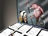 Cartoon: Damien... (small) by berk-olgun tagged damien