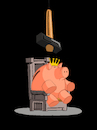 Cartoon: Damocles Sword... (small) by berk-olgun tagged damocles,sword