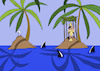 Cartoon: Desert Island... (small) by berk-olgun tagged desert,island