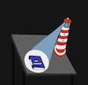 Cartoon: Desk Lamp... (small) by berk-olgun tagged desk,lamp