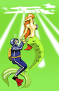 Cartoon: Desperate Diver... (small) by berk-olgun tagged desperate,diver