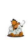 Cartoon: Detective Groundhog... (small) by berk-olgun tagged detective,groundhog