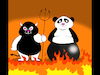 Cartoon: Devil Panda... (small) by berk-olgun tagged devil,panda