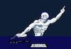 Cartoon: Dj Discobolus... (small) by berk-olgun tagged dj,discobolus