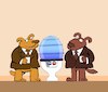 Cartoon: Dog Office... (small) by berk-olgun tagged dog,office