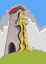 Cartoon: Dog Rapunzel... (small) by berk-olgun tagged dog,rapunzel