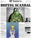 Cartoon: Doping Scandal... (small) by berk-olgun tagged doping,scandal