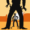 Cartoon: Duel... (small) by berk-olgun tagged duel