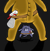 Cartoon: Duel... (small) by berk-olgun tagged duel