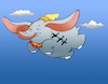 Cartoon: Dumbo... (small) by berk-olgun tagged dumbo