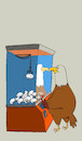 Cartoon: Eagle and Sheep... (small) by berk-olgun tagged eagle,and,sheep