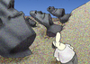 Cartoon: Easter Island.. (small) by berk-olgun tagged easter,island