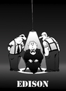 Cartoon: Edison ... (small) by berk-olgun tagged edison