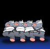 Cartoon: Elephant Lake Ballet... (small) by berk-olgun tagged elephant,lake,ballet