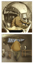 Cartoon: Escher.. (small) by berk-olgun tagged escher