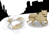 Cartoon: Escher s pet.. (small) by berk-olgun tagged escher