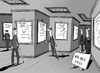 Cartoon: Exhibition... (small) by berk-olgun tagged exhibition