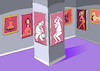 Cartoon: Exhibition... (small) by berk-olgun tagged exhibition