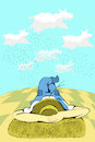 Cartoon: Farmer Cloud... (small) by berk-olgun tagged farmer,cloud