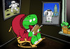 Cartoon: Fearless... (small) by berk-olgun tagged fearless