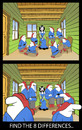 Cartoon: FIND THE 8 DIFFERENCES.. (small) by berk-olgun tagged find,the,differences