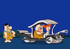 Cartoon: First Porsche... (small) by berk-olgun tagged flintstones