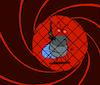 Cartoon: Fly Bond... (small) by berk-olgun tagged fly,bond
