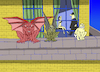 Cartoon: Gargoyles... (small) by berk-olgun tagged gargoyles