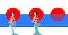 Cartoon: Geisha... (small) by berk-olgun tagged geisha