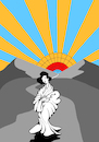 Cartoon: Geisha Fan... (small) by berk-olgun tagged geisha,fan