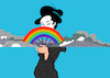 Cartoon: Geisha Nature... (small) by berk-olgun tagged geisha,nature