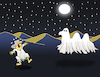 Cartoon: Ghost Camel... (small) by berk-olgun tagged ghost,camel