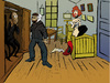 Cartoon: Gogh vs Munch vs Lautrec... (small) by berk-olgun tagged gogh,vs,munch,lautrec