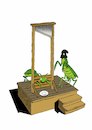 Cartoon: Guillotine... (small) by berk-olgun tagged praying,mantis