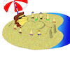 Cartoon: Gulliver Vacation... (small) by berk-olgun tagged gulliver,vacation