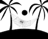 Cartoon: Hammock... (small) by berk-olgun tagged hammock