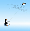 Cartoon: Happy Kite... (small) by berk-olgun tagged happy,kite