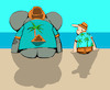 Cartoon: Hawaiian Shirt... (small) by berk-olgun tagged hawaiian,shirt