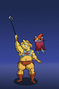 Cartoon: He Man Selfie... (small) by berk-olgun tagged he,man,selfie