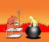 Cartoon: Hellburger... (small) by berk-olgun tagged hellburger