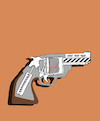 Cartoon: Hide Book in Gun... (small) by berk-olgun tagged hide,book,in,gun
