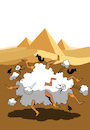 Cartoon: Hieroglyph Fight... (small) by berk-olgun tagged hieroglyph,fight