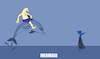 Cartoon: Hitchhiker... (small) by berk-olgun tagged hitchhiker