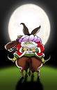 Cartoon: Hodjas Donkey... (small) by berk-olgun tagged hodjas,donkey