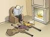 Cartoon: I HATE MUSIC.. (small) by berk-olgun tagged hate