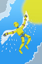 Cartoon: Icarus... (small) by berk-olgun tagged icarus